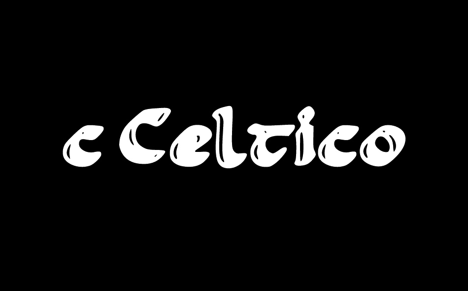 c Celtico font big