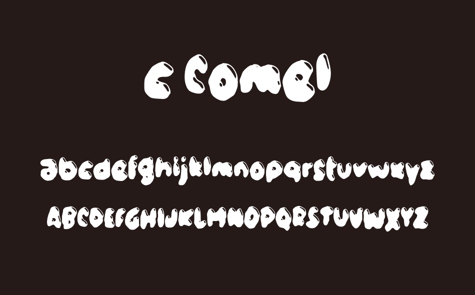 c Comel font