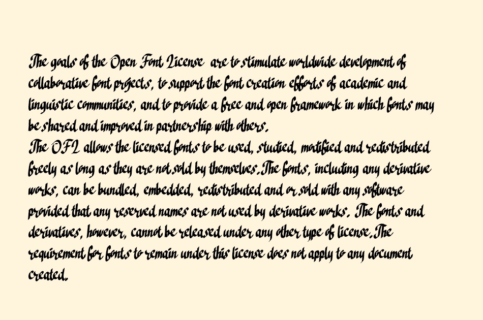 Cebigej font 1