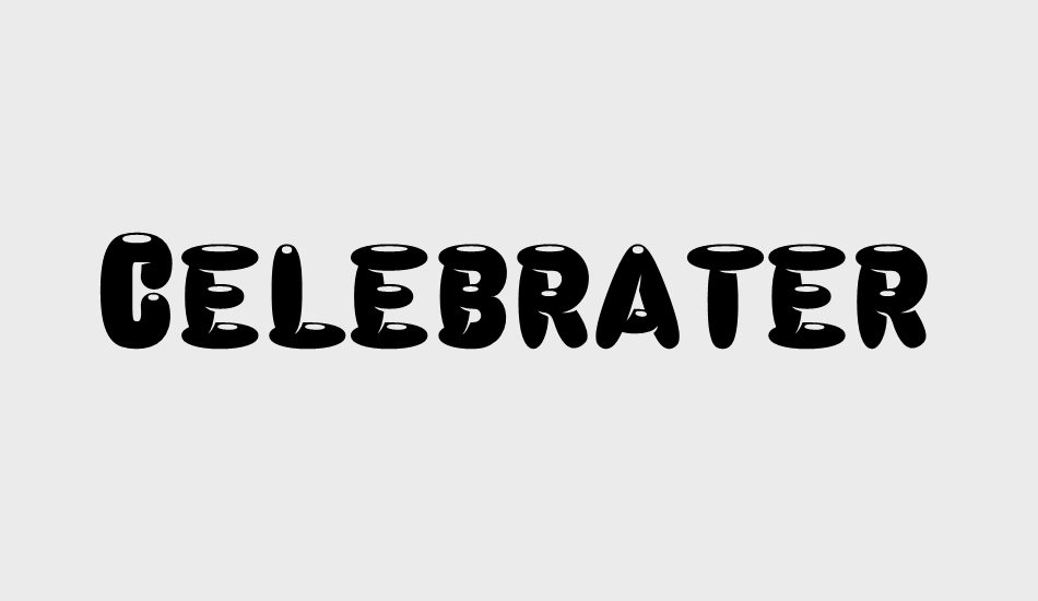 celebrater-personal-use font big