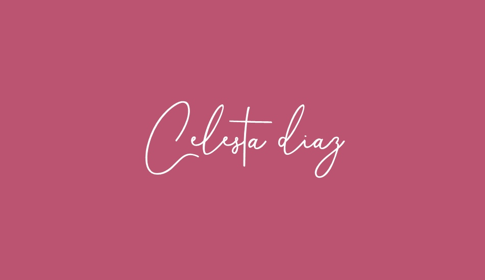 Celesta diaz font big