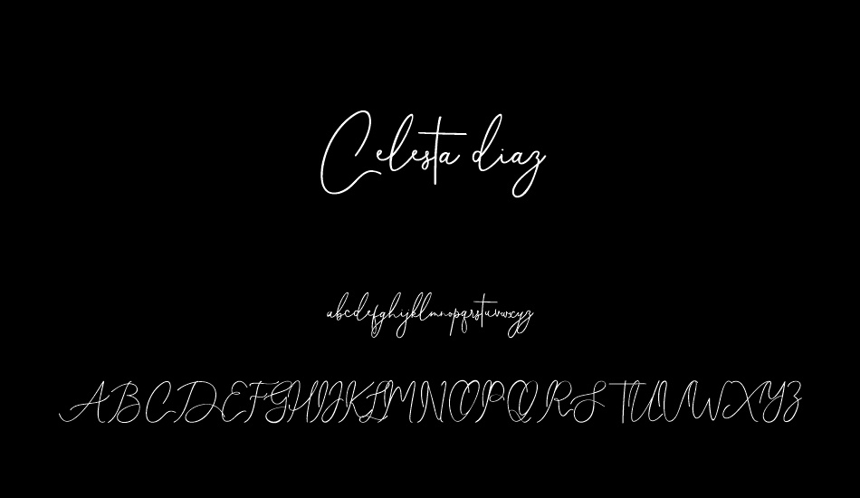 Celesta diaz font