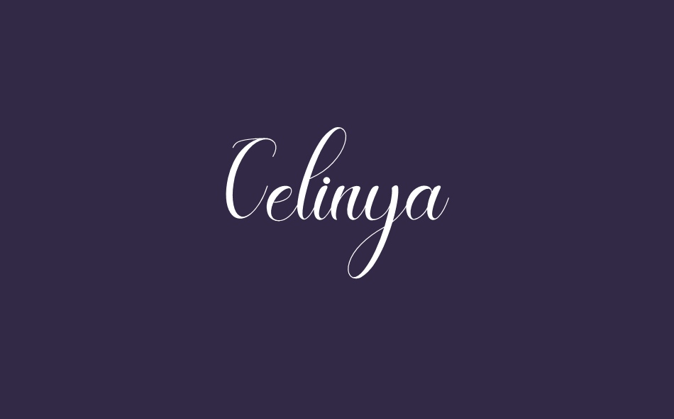 Celinya font big