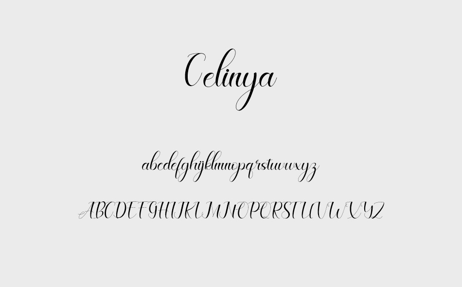 Celinya font