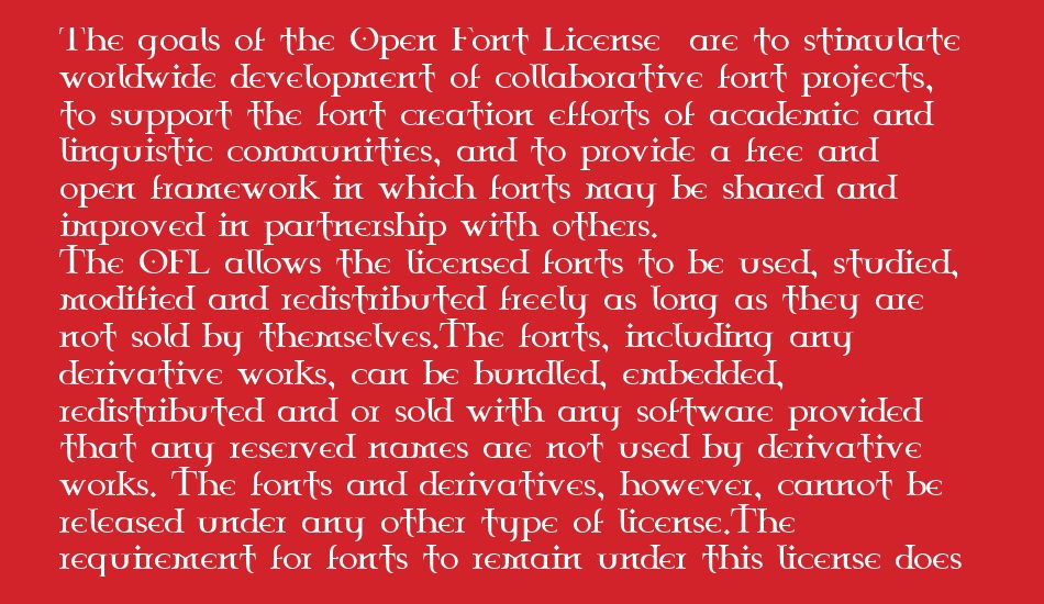 Celtic Garamond the 2nd font 1