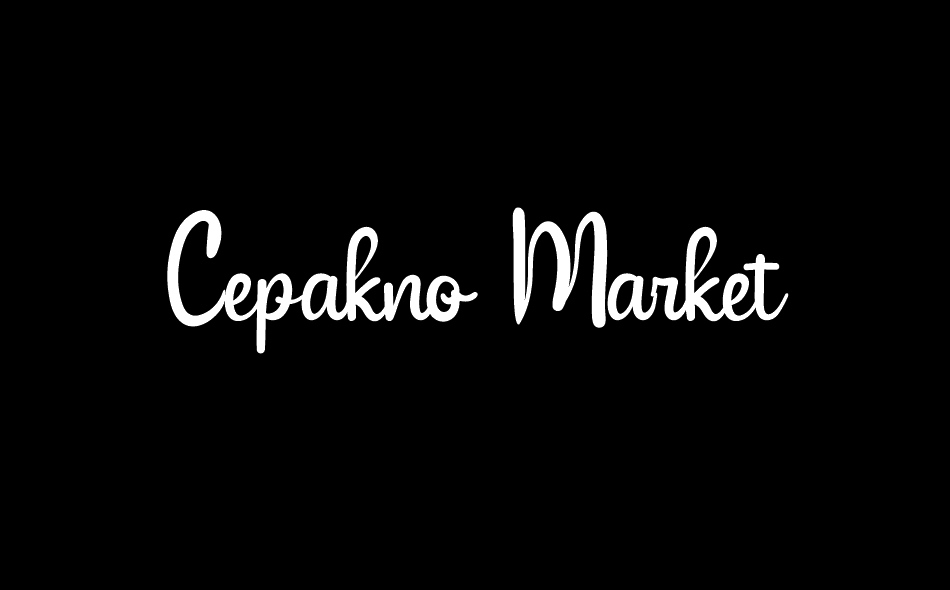 Cepakno Market font big