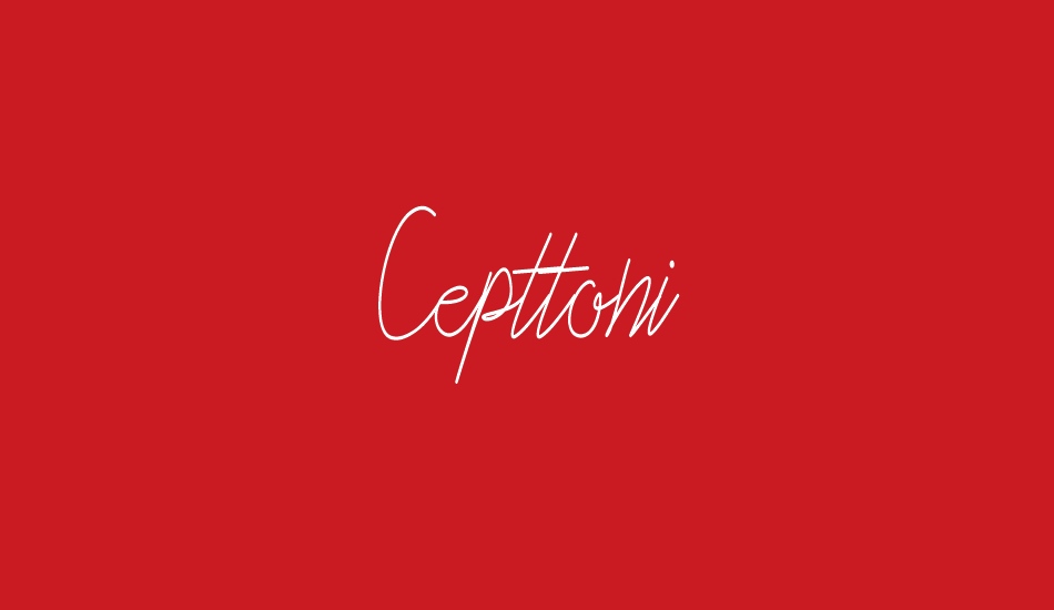 Cepttoni font big