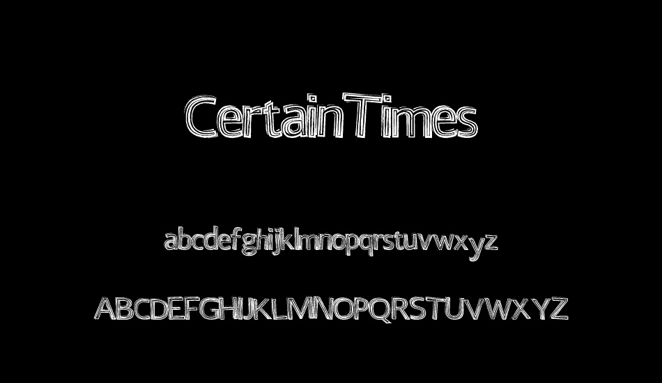 CertainTimes font