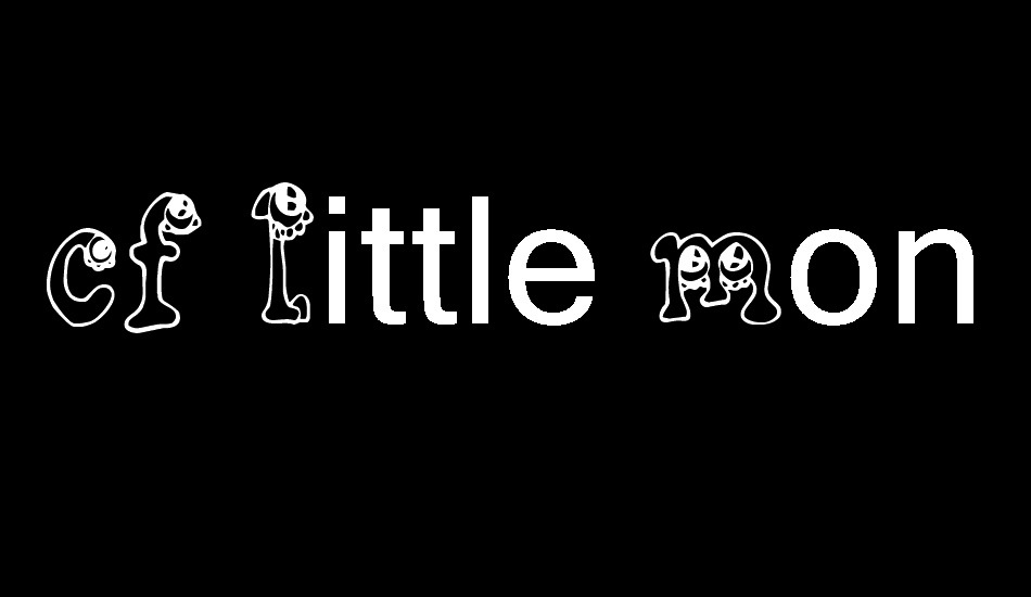 CF Little Monsters font big