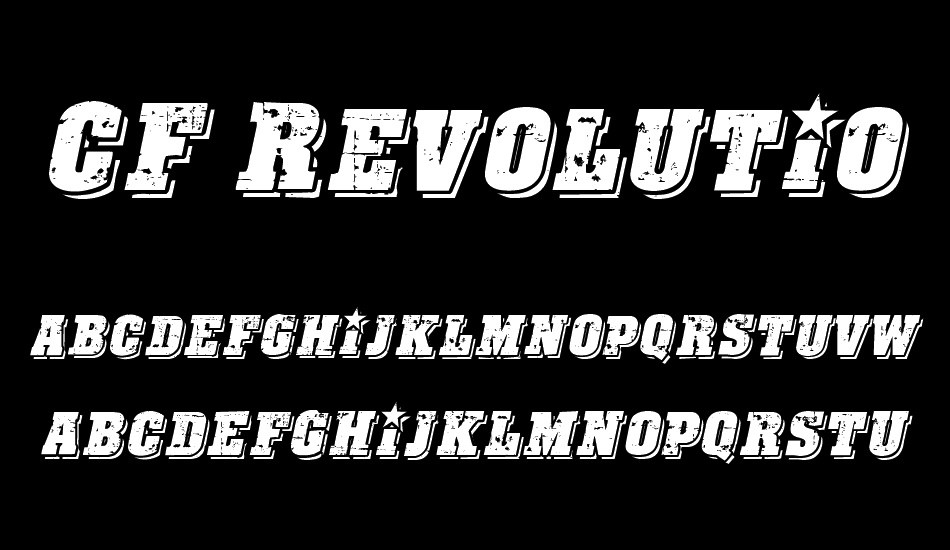 CF Revolution font