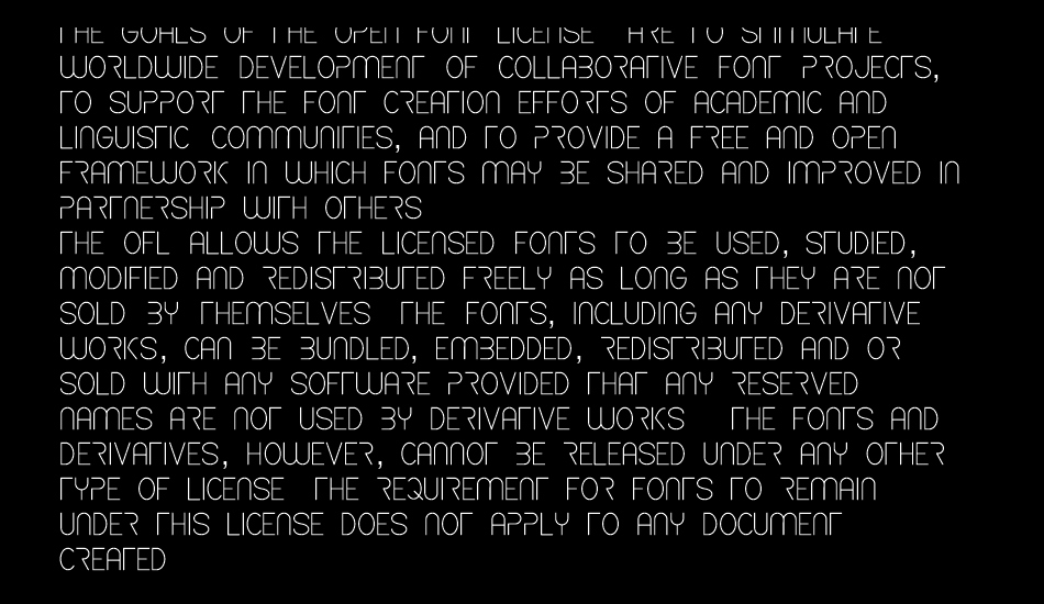 CF Spaceship font 1