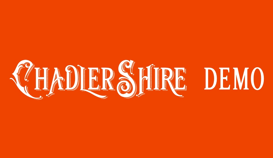 Chadlershire demo font big