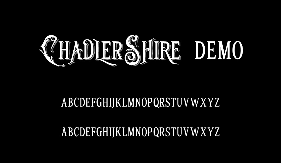 Chadlershire demo font