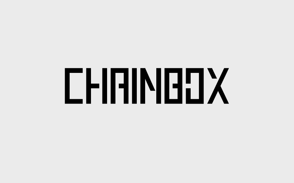 Chainbox font big