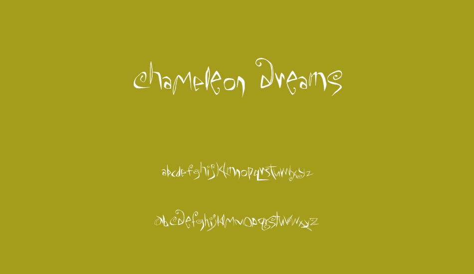 ChaMeLEon DrEamS font