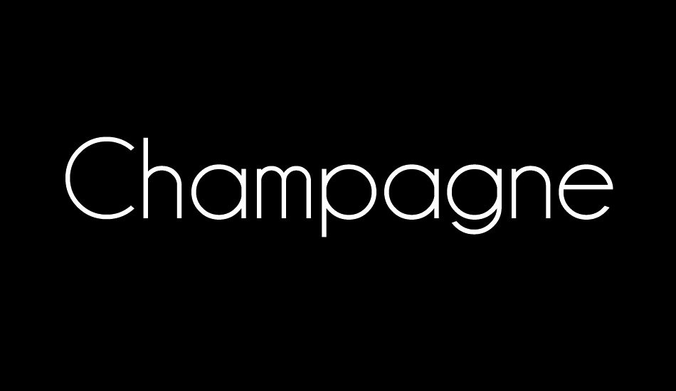 Champagne & Limousines font big