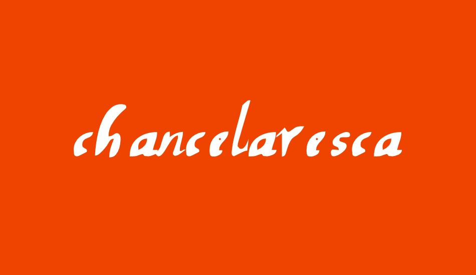 chancelaresca font big