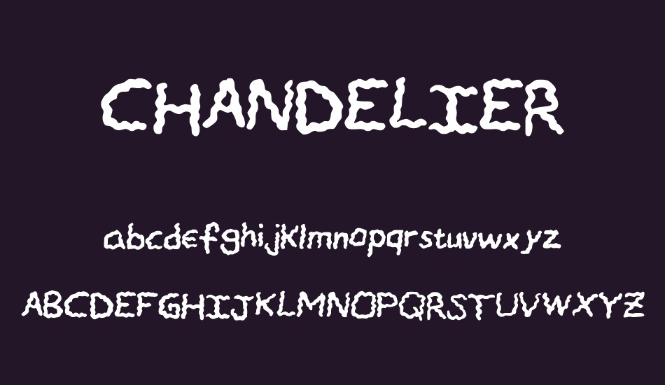 CHANDELIER font