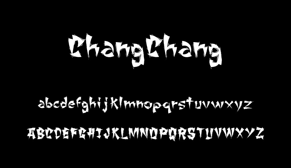ChangChang font