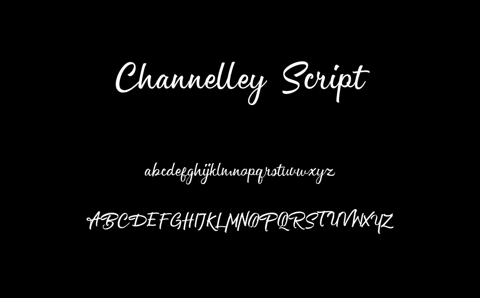 Channelley Script font