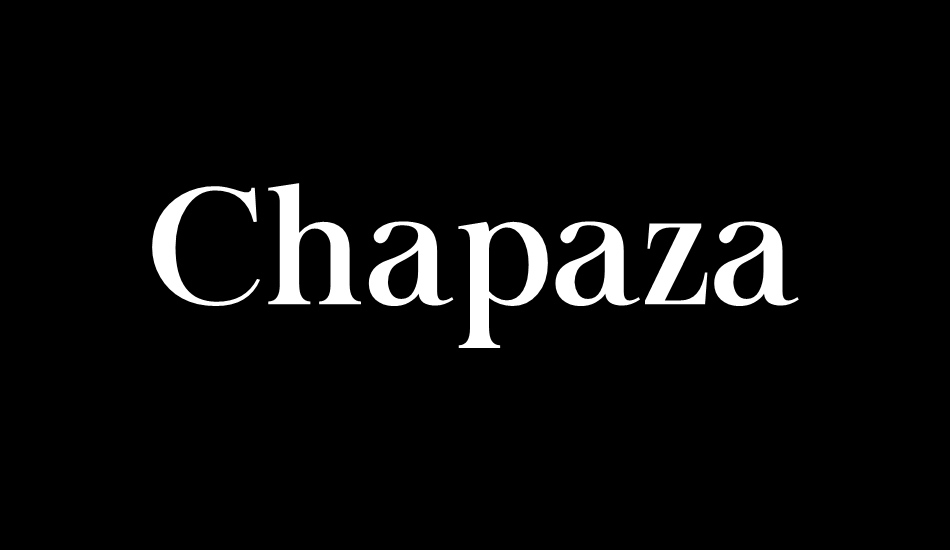 Chapaza font big