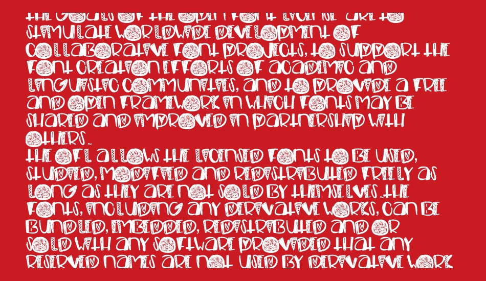 Chapped font 1