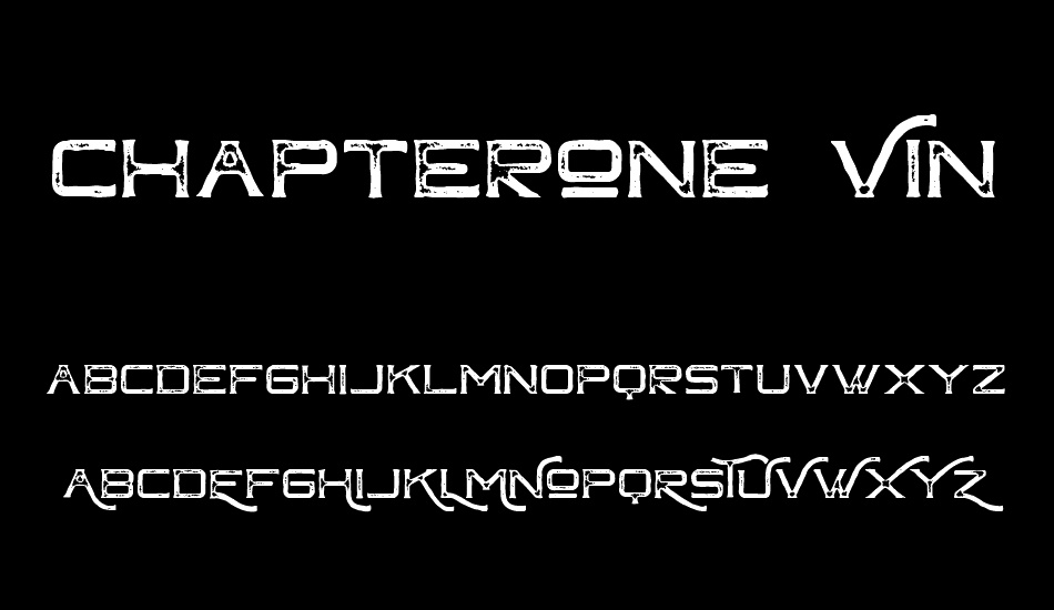 ChapterOne Vintage Free font