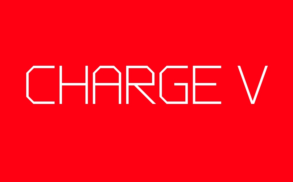 Charge Vector font big