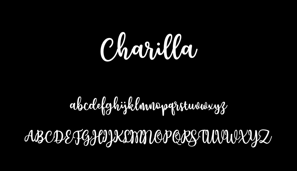 Charilla font