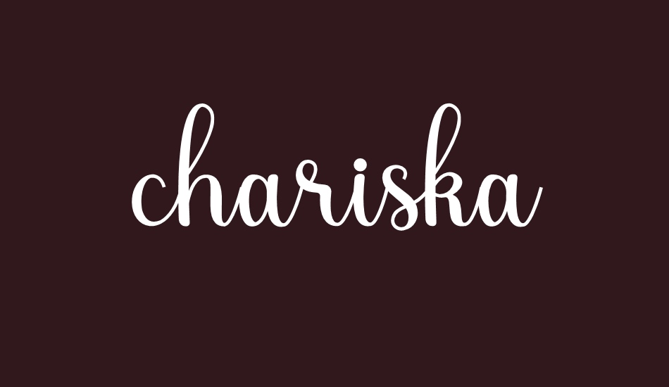 chariska font big