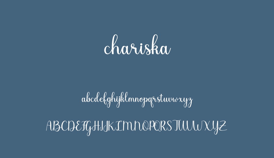 chariska font