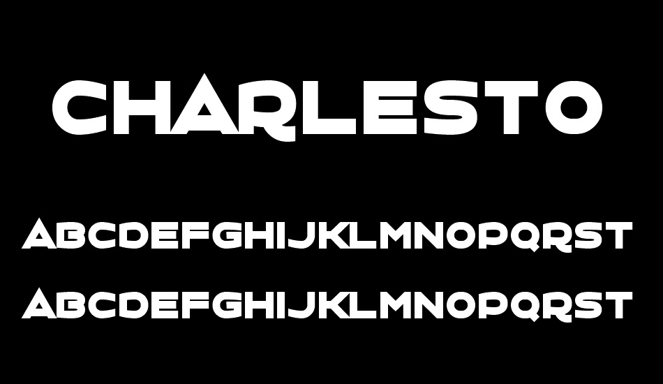 Charlestoning font