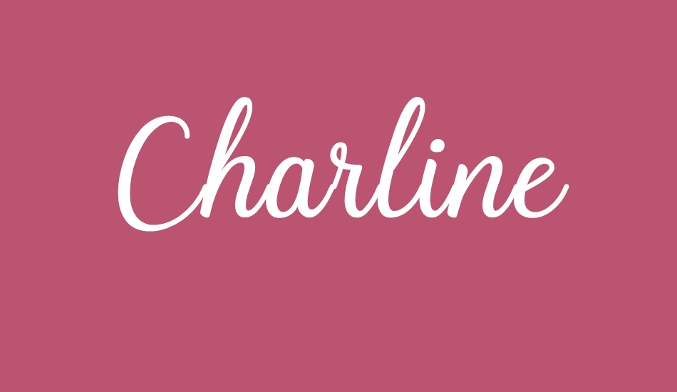 Charline font big