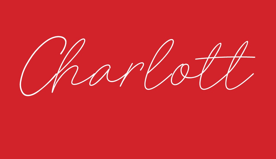 Charlotte Sweet font big