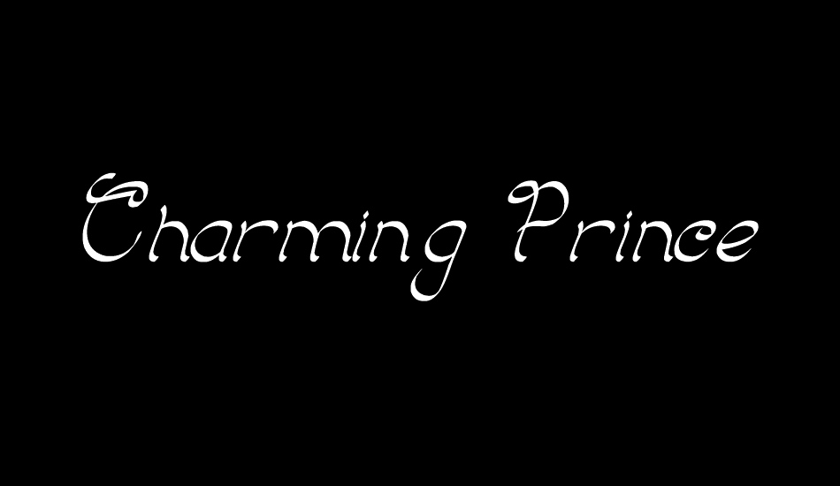 Charming Prince font big