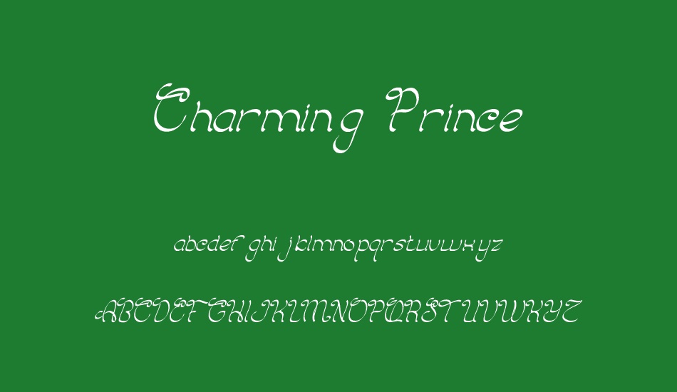 Charming Prince font