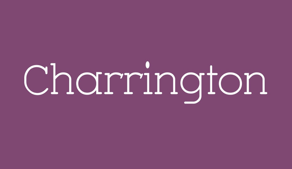 Charrington font big