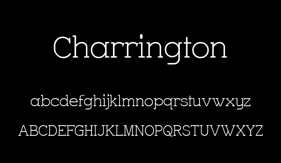 Charrington font