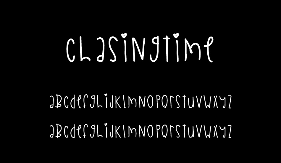 ChasingTime font