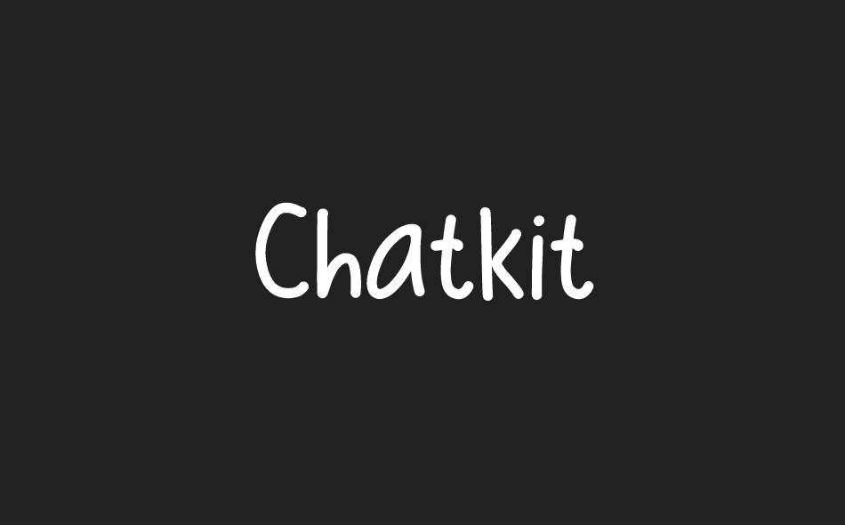 Chatkit font big