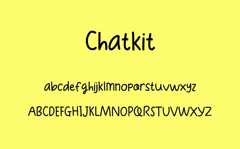 Chatkit font