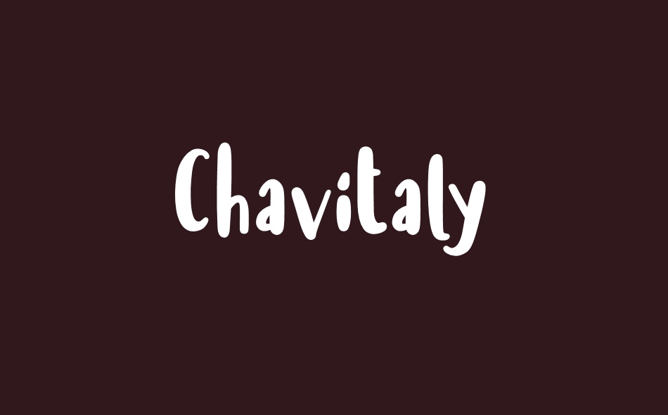 Chavitaly font big