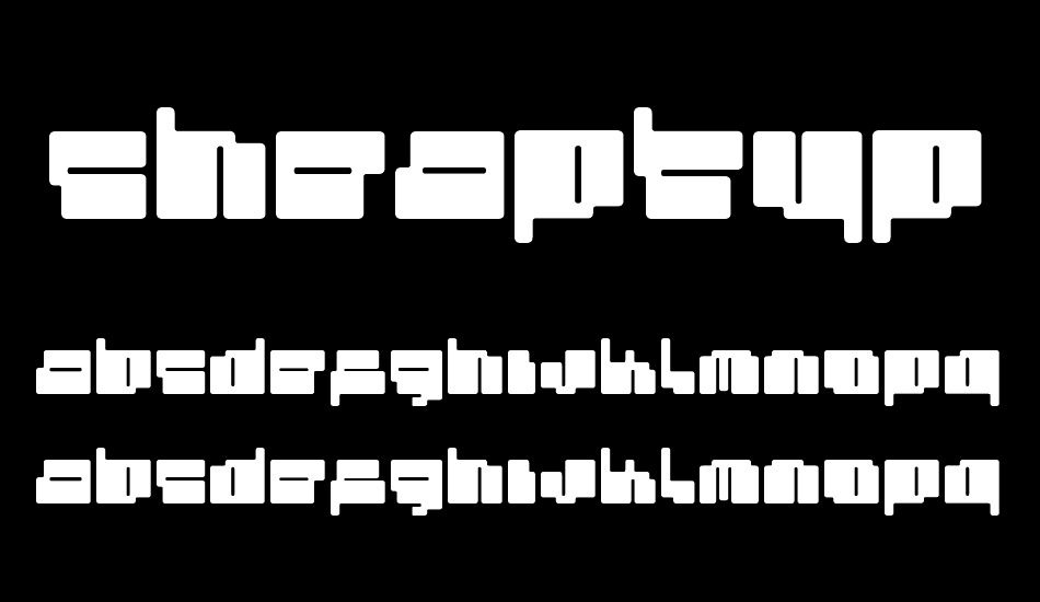 cheaptype font