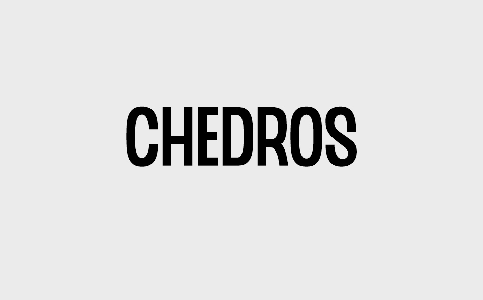 Chedros font big