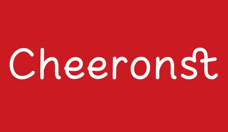 Cheeronsta font big