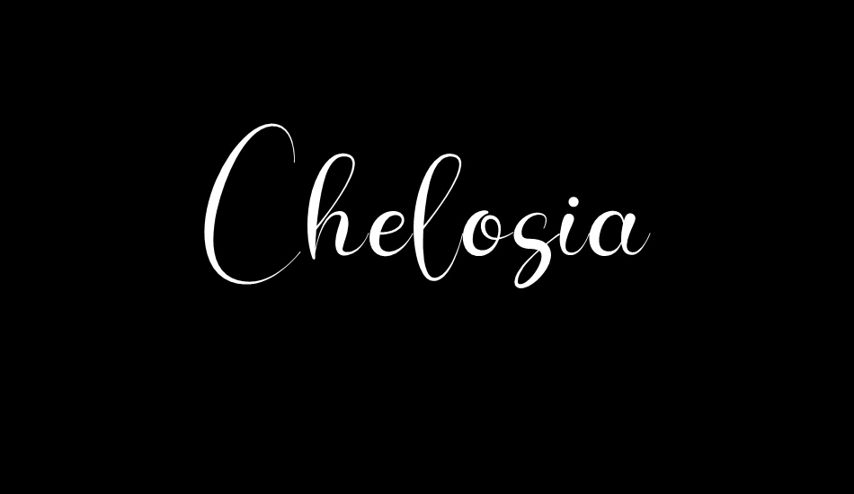 Chelosia font big