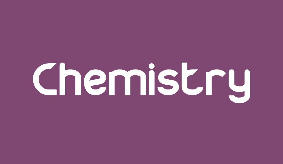 Chemistry font big