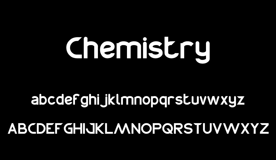 Chemistry font