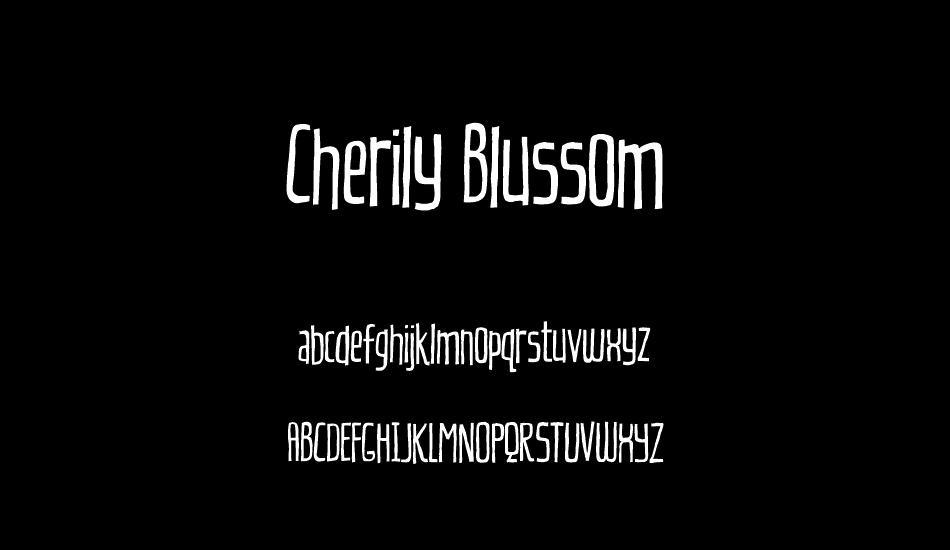 Cherily Blussom DEMO font