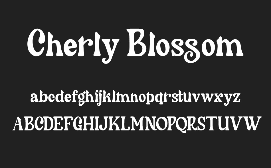 Cherly Blossom font